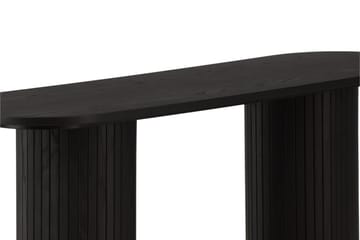 Bianca Sidobord 130x40x72 cm Oval - Svart - Möbler - Bord & matgrupper - Avlastningsbord - Lampbord