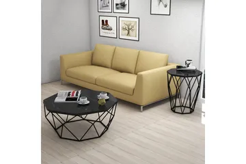 Bojana Sidobord Runt 46 cm - Svart - Möbler - Bord & matgrupper - Avlastningsbord - Lampbord