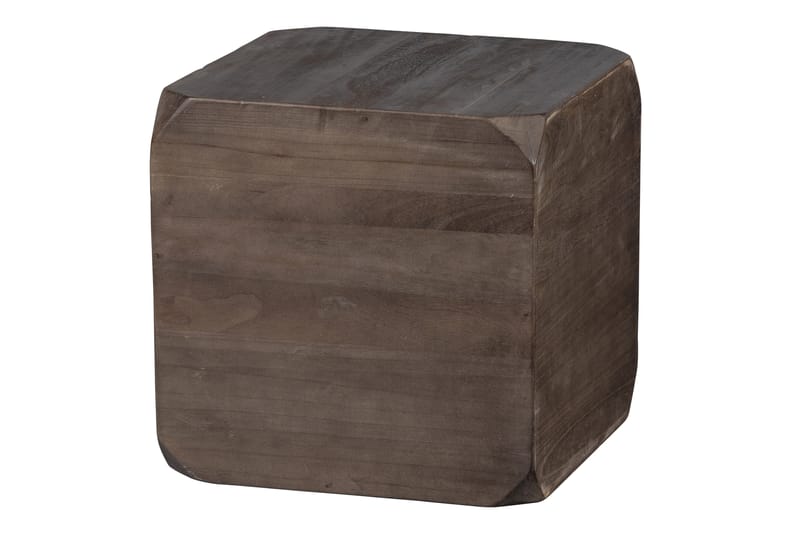 Bokdik Sidobord 46 cm - Mörkbrun - Lampbord - Brickbord & småbord