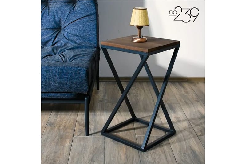 Buluca Sidobord 35x63x35 cm - Brun/Svart - Möbler - Bord & matgrupper - Avlastningsbord - Lampbord
