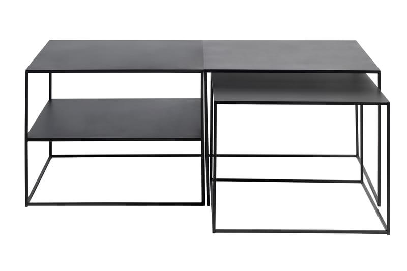 Burningham Avlastningsbord 65x65x50 cm - Svart - Möbler - Bord & matgrupper - Avlastningsbord - Lampbord