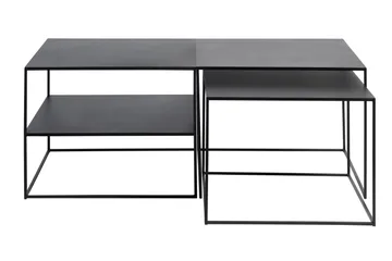 Burningham Avlastningsbord 65x65x50 cm - Svart - Möbler - Bord & matgrupper - Avlastningsbord - Lampbord