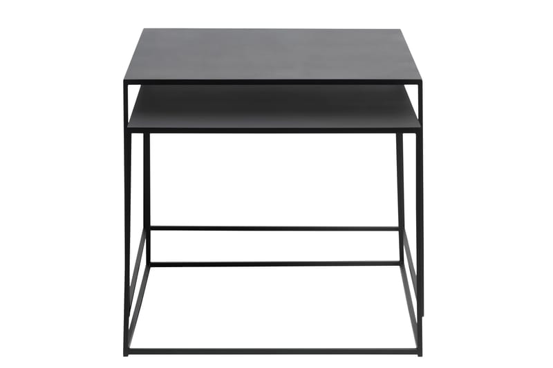 Burningham Sidobord 2 st - Svart - Möbler - Bord & matgrupper - Avlastningsbord - Lampbord