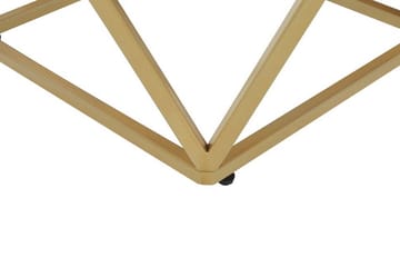 Charmlee Sidobord 50 cm - Vit/Guld - Möbler - Bord & matgrupper - Avlastningsbord - Lampbord