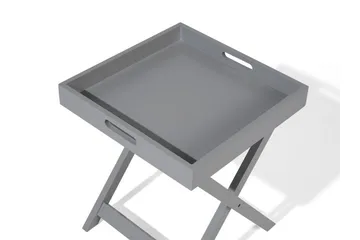 Chester Sidobord 40 cm - Grå - Möbler - Bord & matgrupper - Avlastningsbord - Lampbord