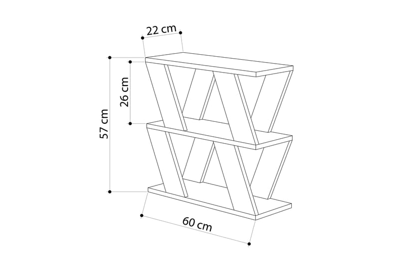 Decorta Sidobord - Ek - Lampbord - Brickbord & småbord