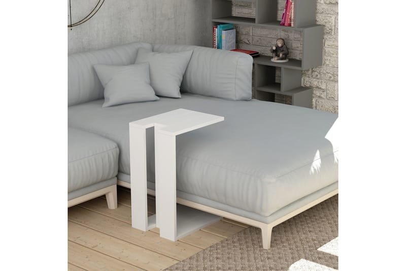 Decorta Sidobord - Vit - Möbler - Bord & matgrupper - Avlastningsbord - Lampbord