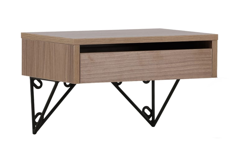 Depay Sidobord 41 cm - Valnöt - Möbler - Bord & matgrupper - Avlastningsbord - Lampbord