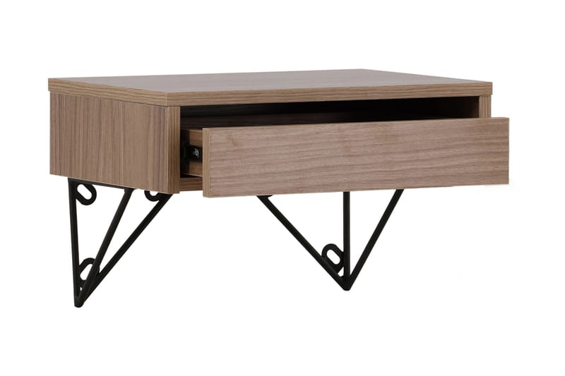 Depay Sidobord 41 cm - Valnöt - Möbler - Bord & matgrupper - Avlastningsbord - Lampbord