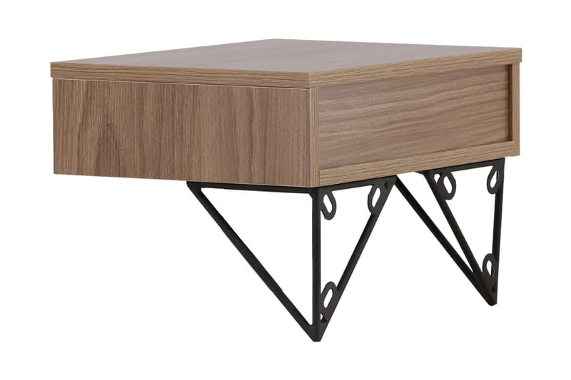 Depay Sidobord 41 cm - Valnöt - Möbler - Bord & matgrupper - Avlastningsbord - Lampbord
