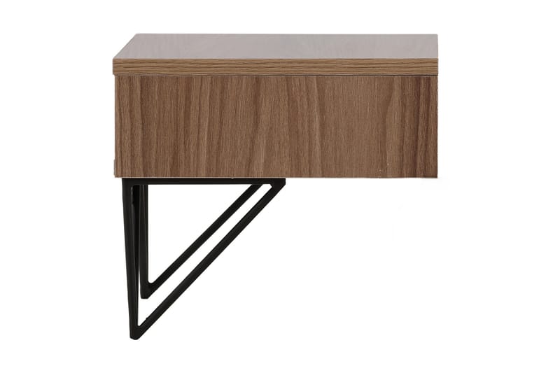 Depay Sidobord 41 cm - Valnöt - Möbler - Bord & matgrupper - Avlastningsbord - Lampbord