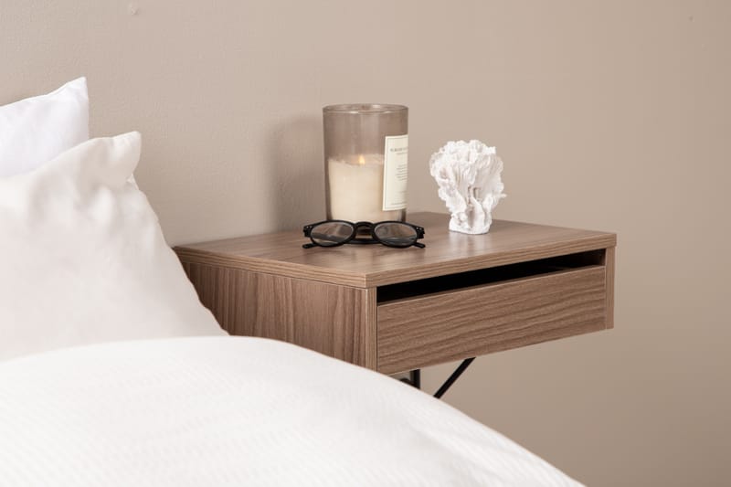 Depay Sidobord 41 cm - Valnöt - Möbler - Bord & matgrupper - Avlastningsbord - Lampbord