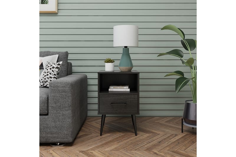 Elport Sidobord - Svart - Möbler - Bord & matgrupper - Avlastningsbord - Lampbord