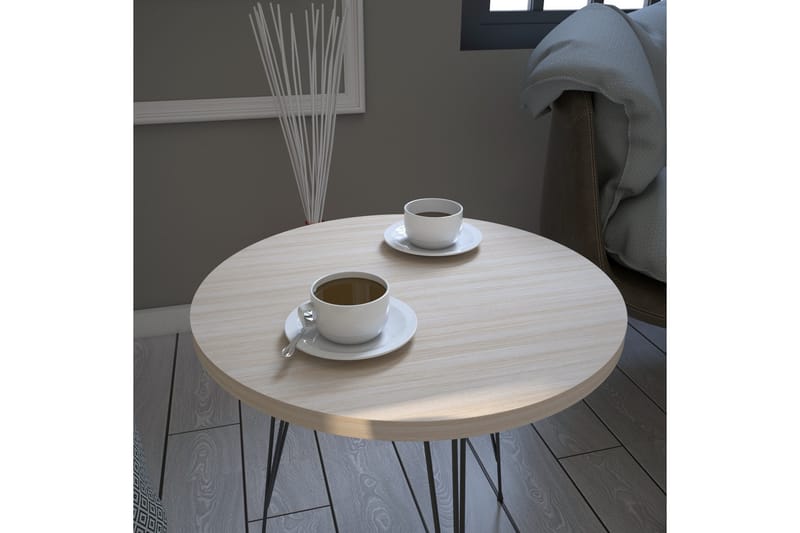 Falan Sidobord 40 cm - Beige - Möbler - Bord & matgrupper - Avlastningsbord - Lampbord