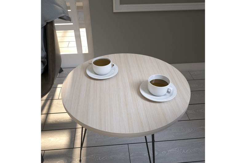Falan Sidobord 40 cm - Beige - Möbler - Bord & matgrupper - Avlastningsbord - Lampbord