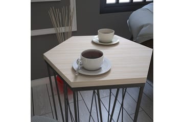 Falan Sidobord 40 cm Hexagon - Grå - Möbler - Bord & matgrupper - Avlastningsbord - Lampbord