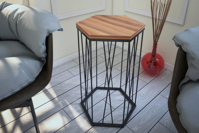 Falan Sidobord 40 cm Hexagon - Möbler - Bord & matgrupper - Avlastningsbord - Lampbord