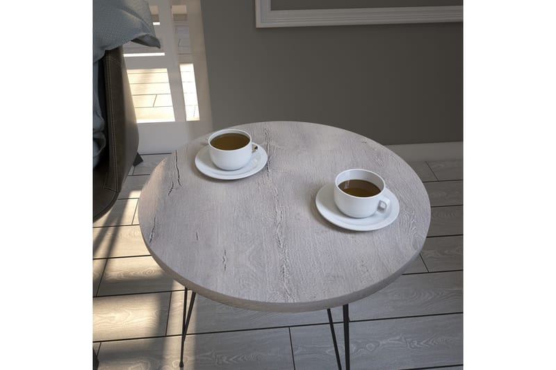 Falan Sidobord 40 cm - Vit - Möbler - Bord & matgrupper - Avlastningsbord - Lampbord