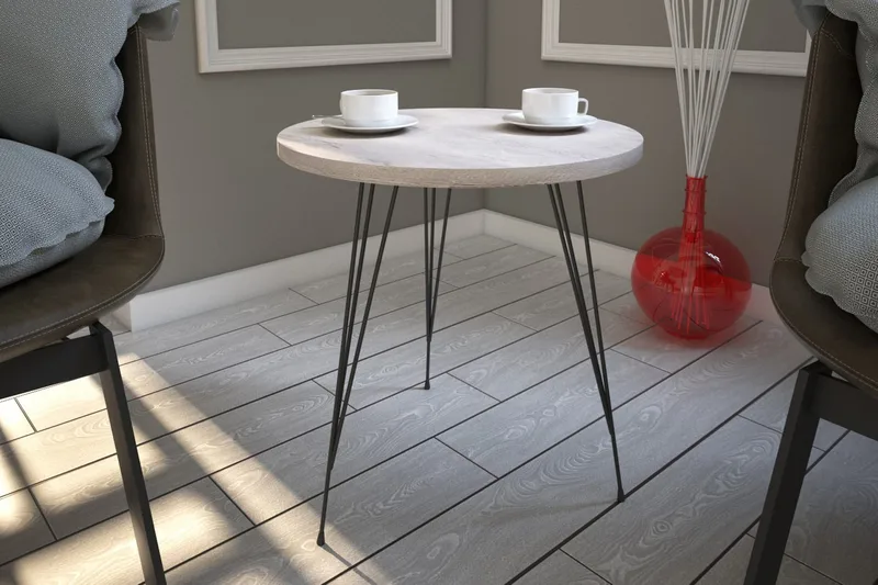 Falan Sidobord 40 cm - Vit - Möbler - Bord & matgrupper - Avlastningsbord - Lampbord