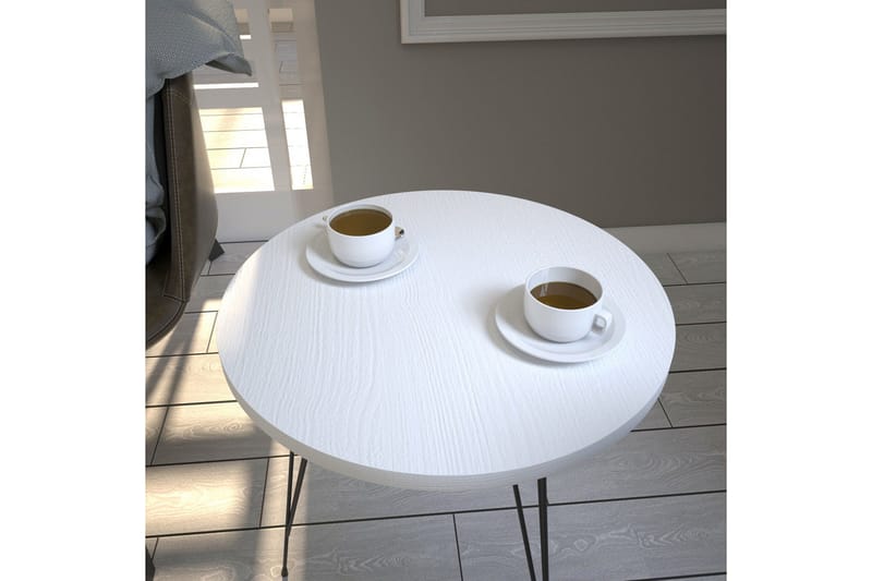 Falan Sidobord 40 cm - Vit - Möbler - Bord & matgrupper - Avlastningsbord - Lampbord