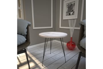 Falan Sidobord 40 cm - Vit - Möbler - Bord & matgrupper - Avlastningsbord - Lampbord