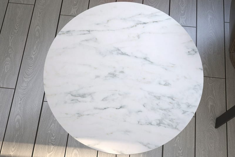 Falan Sidobord 40 cm - Vit/Svart - Möbler - Bord & matgrupper - Avlastningsbord - Lampbord