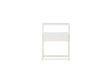Fortaleza Sidobord 40x40 cm - Vit - Möbler - Bord & matgrupper - Avlastningsbord - Lampbord