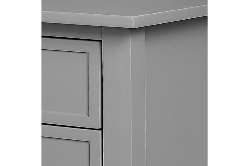 Franklin Sidobord 56 cm 2 Lådor Grå - Dorel Home - Möbler - Bord & matgrupper - Avlastningsbord - Lampbord