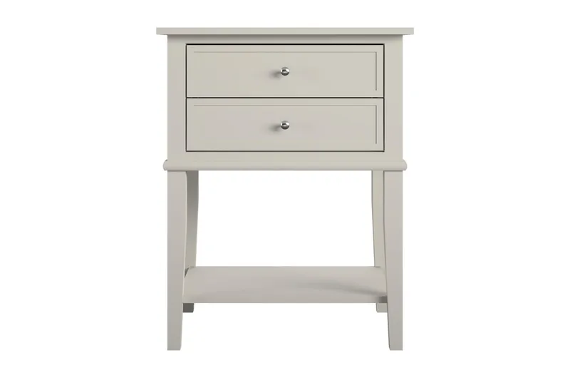 Franklin Sidobord 56x39 cm Beige - Queer Eye - Möbler - Bord & matgrupper - Avlastningsbord - Lampbord