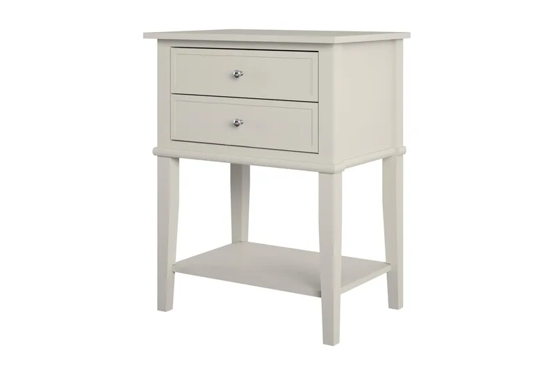 Franklin Sidobord 56x39 cm Beige - Queer Eye - Möbler - Bord & matgrupper - Avlastningsbord - Lampbord