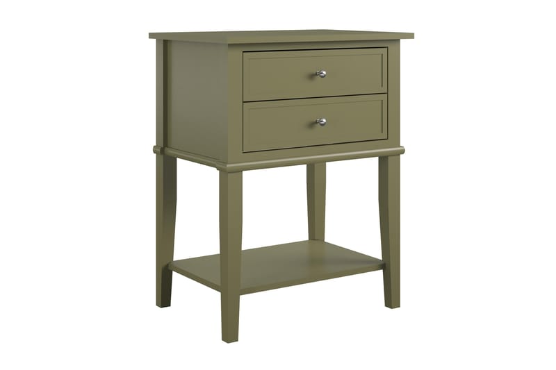 Franklin Sidobord 56x39 cm Olivgrön - Queer Eye - Möbler - Bord & matgrupper - Avlastningsbord - Lampbord