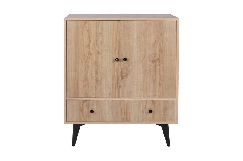 Gibia Sidobord 90 cm - Natur/Svart - Möbler - Bord & matgrupper - Avlastningsbord - Lampbord