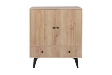 Gibia Sidobord 90 cm - Natur/Svart - Möbler - Bord & matgrupper - Avlastningsbord - Lampbord