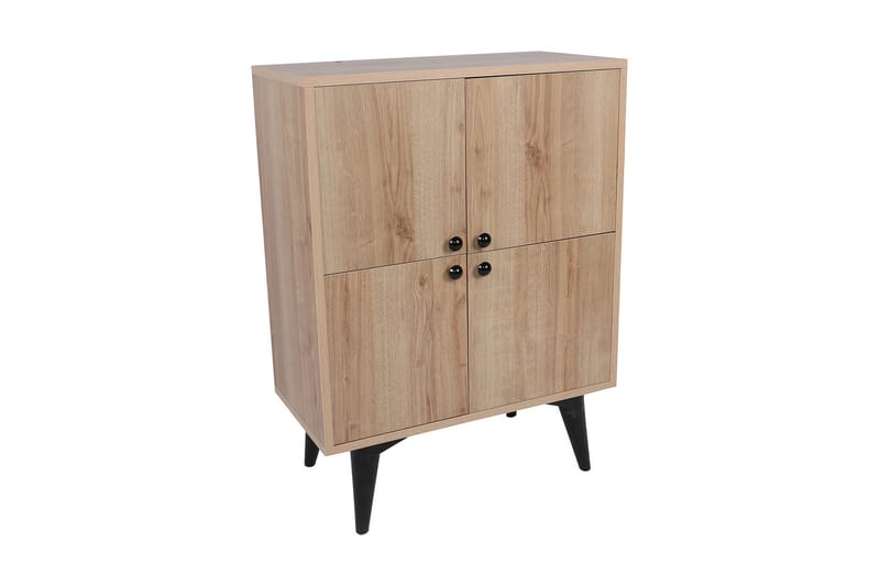 Harbiyes Sidobord 70 cm - Natur/Svart - Möbler - Bord & matgrupper - Avlastningsbord - Lampbord