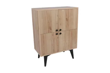 Harbiyes Sidobord 70 cm - Natur/Svart - Möbler - Bord & matgrupper - Avlastningsbord - Lampbord