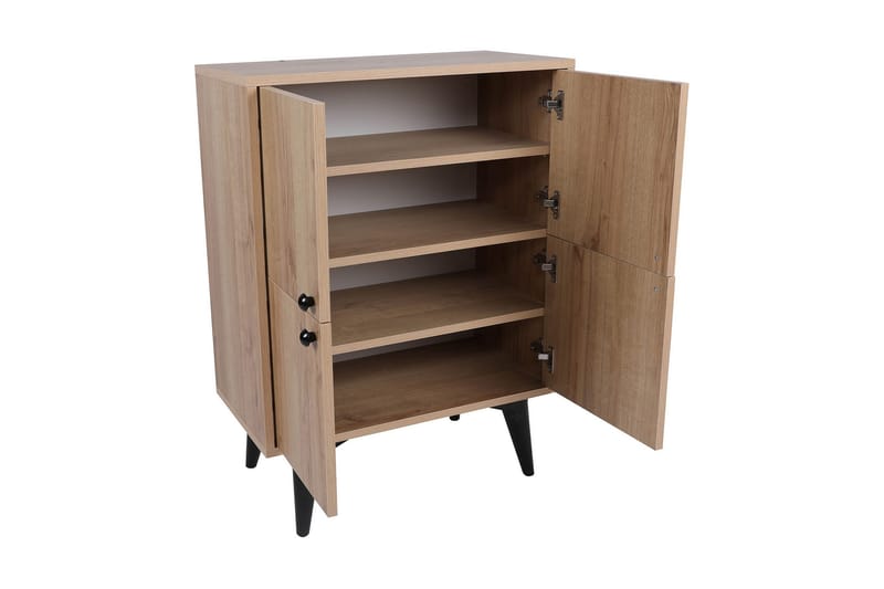 Harbiyes Sidobord 70 cm - Natur/Svart - Möbler - Bord & matgrupper - Avlastningsbord - Lampbord