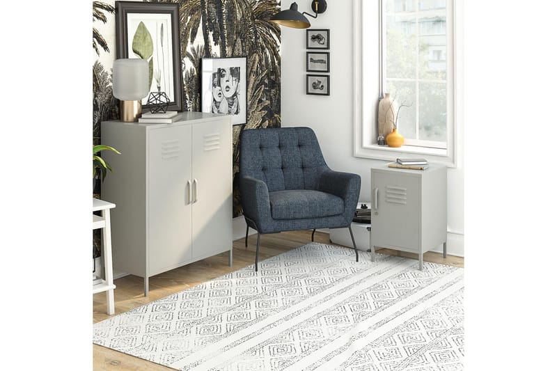 Juliette Sidobord 38x40 cm Beige - Novogratz - Möbler - Bord & matgrupper - Avlastningsbord - Lampbord