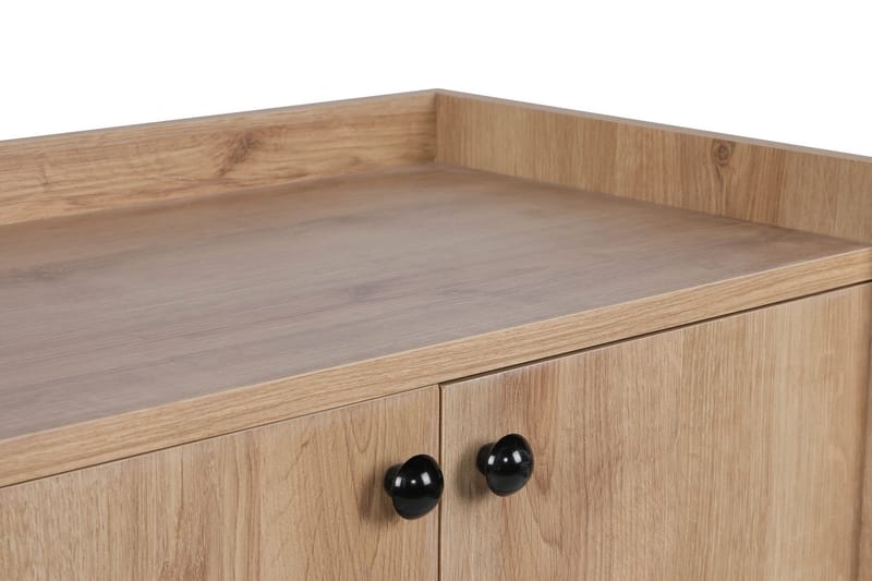 Kastelas Sidobord 70 cm - Natur/Svart - Möbler - Bord & matgrupper - Avlastningsbord - Lampbord