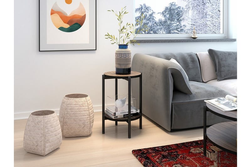 Kintore Sidobord Black - Möbler - Bord & matgrupper - Avlastningsbord - Lampbord