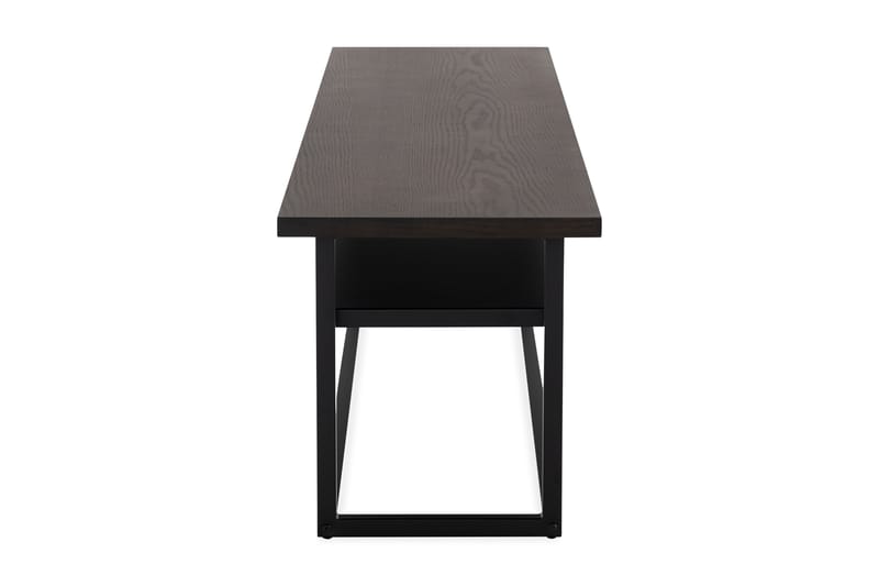 Knikfair Sidobord 40 cm - Mörkbrun/Mattsvart - Lampbord - Brickbord & småbord