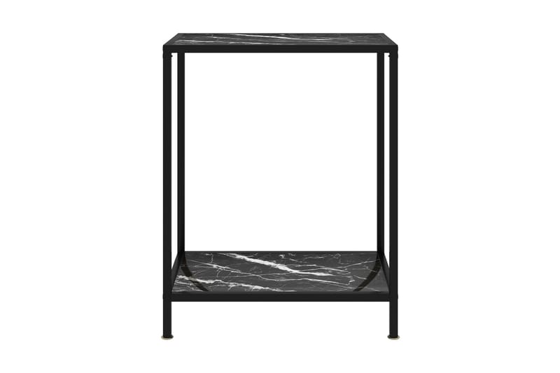 Konsolbord svart 60x35x75 cm härdat glas - Svart - Möbler - Bord & matgrupper - Avlastningsbord - Hallbord