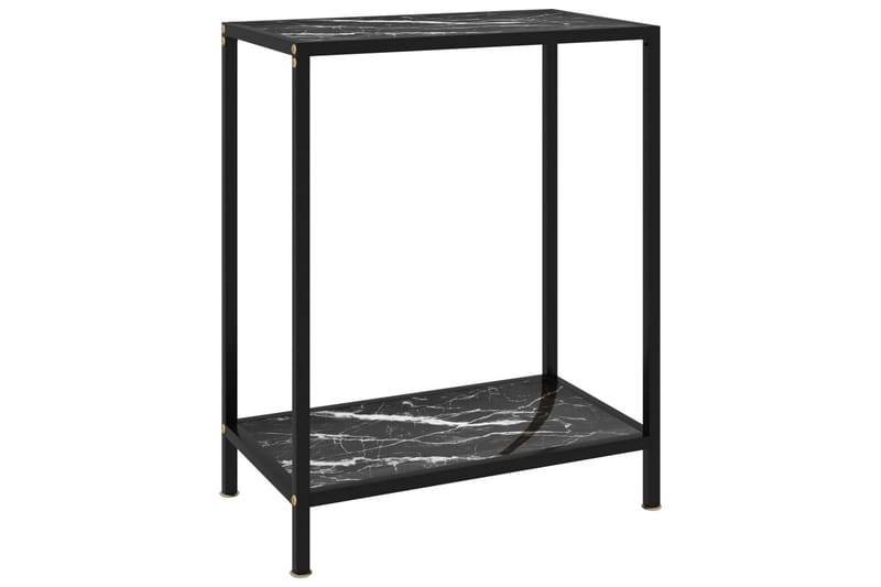Konsolbord svart 60x35x75 cm härdat glas - Svart - Möbler - Bord & matgrupper - Avlastningsbord - Hallbord