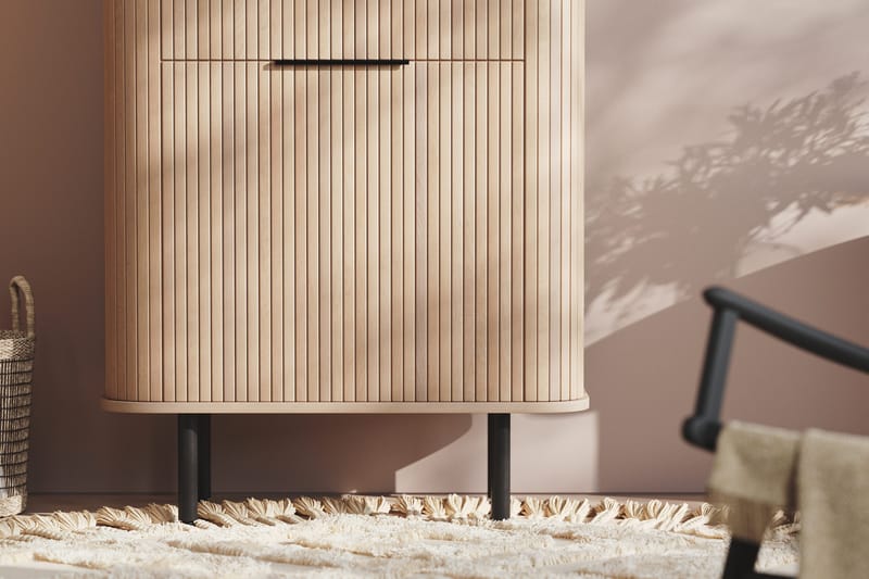 Kopparbo Högskåp Vitlaserad Ek - Ljust vitlaserat ekträ - Förvaring - Skåp - Förvaringsskåp