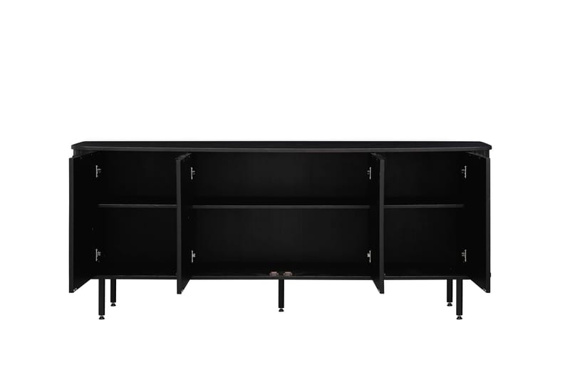 Kopparbo Sideboard - Svart trä - Sideboard & skänk