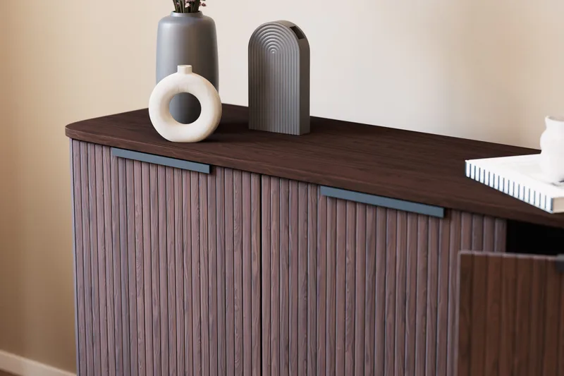 Kopparbo Sideboard Valnöt - Mörkbrunt valnötsträ - Förvaring - Förvaringsmöbler - Sideboard & skänk