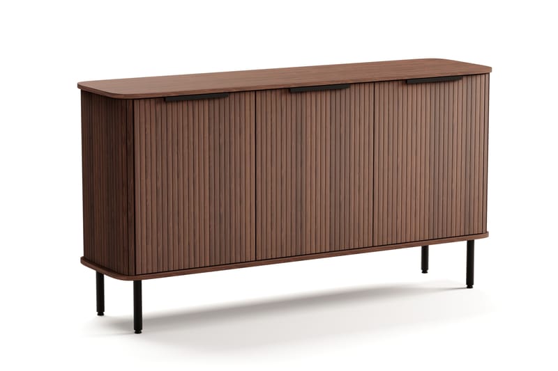 Kopparbo Sideboard Valnöt - Mörkbrunt valnötsträ - Sideboard & skänk