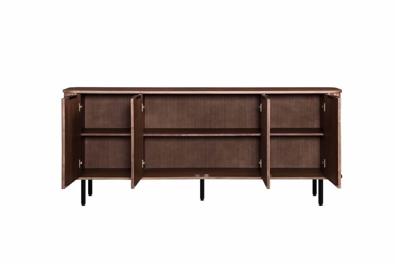 Kopparbo Sideboard Valnöt - Mörkbrunt valnötsträ - Sideboard & skänk