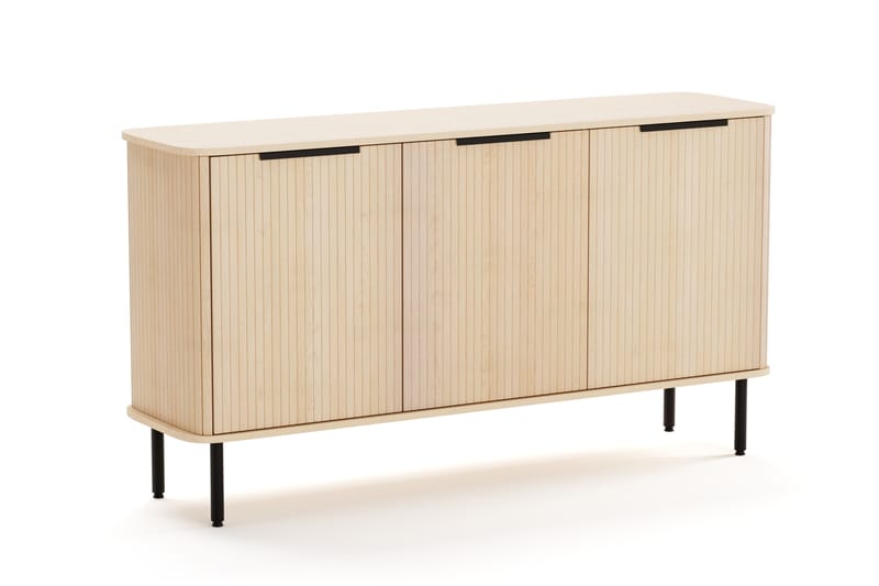 Kopparbo Sideboard Vitlaserad Ek - Ljust vitlaserat ekträ - Sideboard & skänk