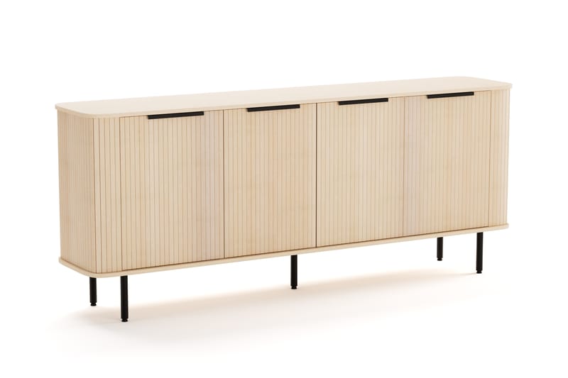 Kopparbo Sideboard Vitlaserad Ek - Ljust vitlaserat ekträ - Sideboard & skänk