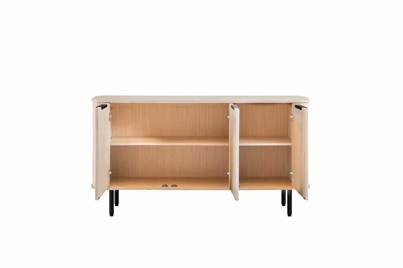 Kopparbo Sideboard Vitlaserad Ek - Ljust vitlaserat ekträ - Förvaring - Förvaringsmöbler - Sideboard & skänk
